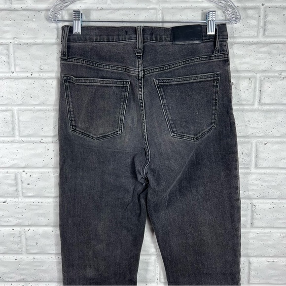 MADEWELL Black Washed Classic Straight Ankle Jeans | Size 27 - Picture 2 of 7